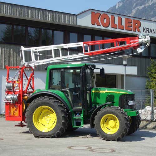 Mastkabel zum Rücken in Hanglagen - K300T  - Koller Forsttechnik - Zum Rücken in Hanglagen und Gefällen / traktormontiert