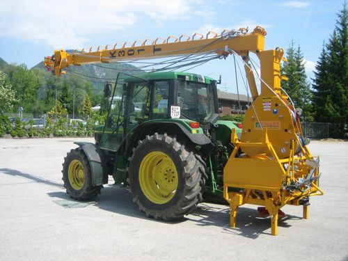 Mastkabel zum Rücken in Hanglagen - K301T - Koller Forsttechnik - traktormontiert