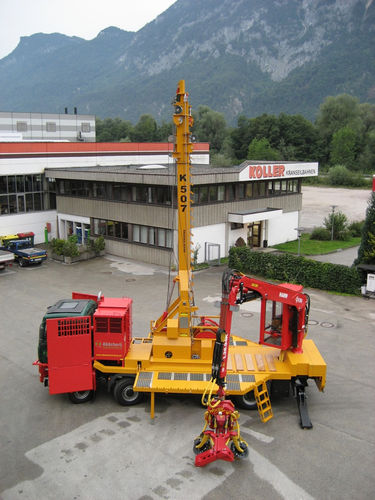 Mastkabel / Zum Rücken in Hanglagen und Gefällen - K507GH - Koller Forsttechnik - anhängermontiert