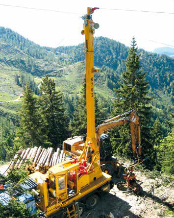 Mastkabel / Zum Rücken in Hanglagen und Gefällen - K702 - Koller Forsttechnik