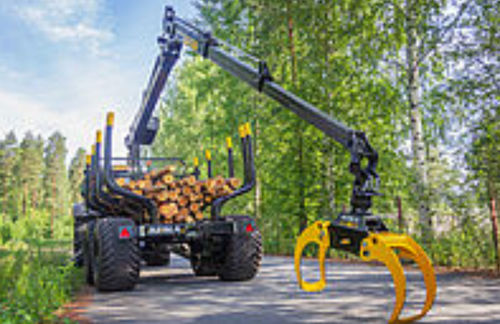 Traktormontierter Lader - 326T  - Kesla Oyj - für Forstwirtschaft