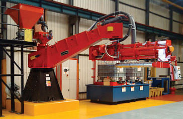 Schaufelmischer - Spartan III series - Omega foundry machinery - mobil / kontinuierlich / Flüssigkeit / Feststoff