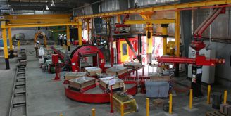 Umschlaganlage - CAROUSEL - Omega foundry machinery