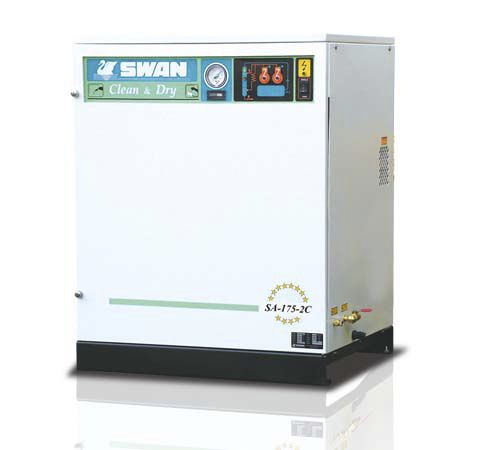 Kolbenkompressor - DT series - SWAN AIR COMPRESSOR - Luft / mit Elektromotor / stationär