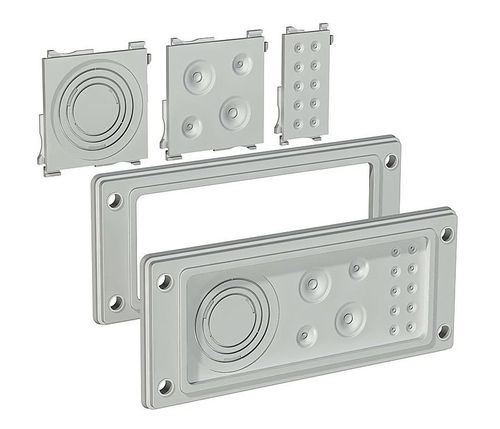 Modular-Kabeleinführung - Design-A-Flange - RAL series - Tapper Sealing Technology - IP65 / für Kabel