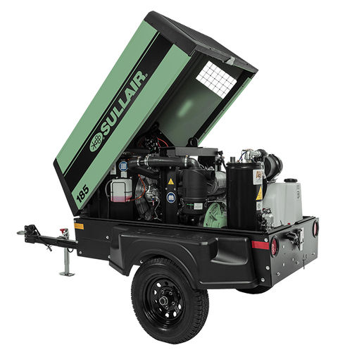 Rotationskompressor - 185 series - SULLAIR - Luft / mit Dieselmotor / mobil