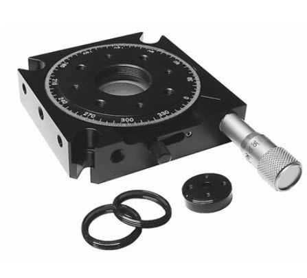 Drehbarer Positioniertisch - 860-0140 - EKSMA Optics - manuell / 1-Achs