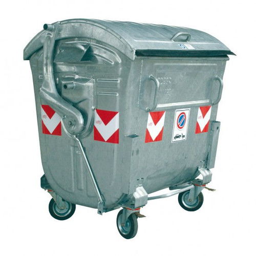 Stahlmüllbehälter - DAN00 series - DISSET ODISEO, S.L. - für städtische Produkte / für Industrieprodukte / 4 Räder