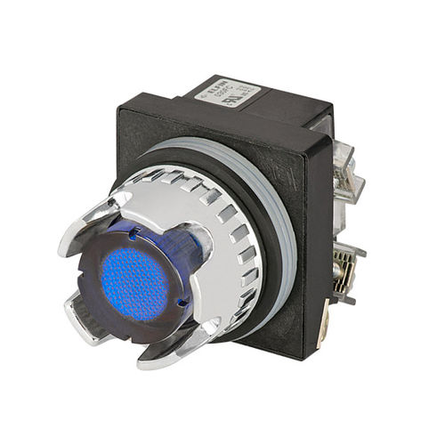 Federdruck-Drucktaster - New Elfin - IP65 / beleuchtet / für Schalttafeleinbau