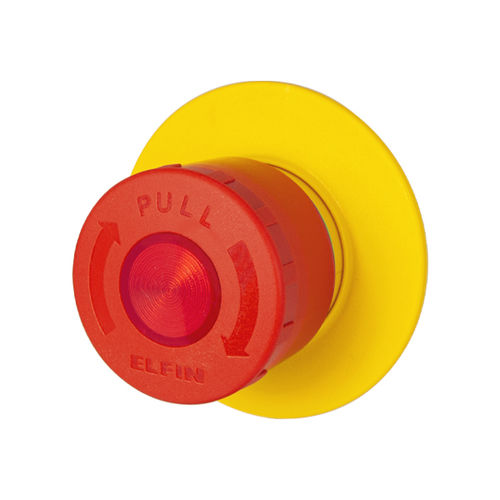 Notausschalter-Drucktaster - 020PTFALR6 - New Elfin - Pilz / IP66 / beleuchtet