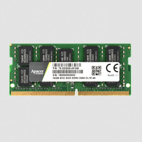 SO-DIMM-Speichermodul - Apacer Technology B.V. - DDR4 SDRAM / ECC / Industrie