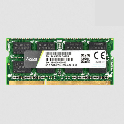 SO-DIMM-Speichermodul - Apacer Technology B.V. - DDR3 SDRAM / Industrie