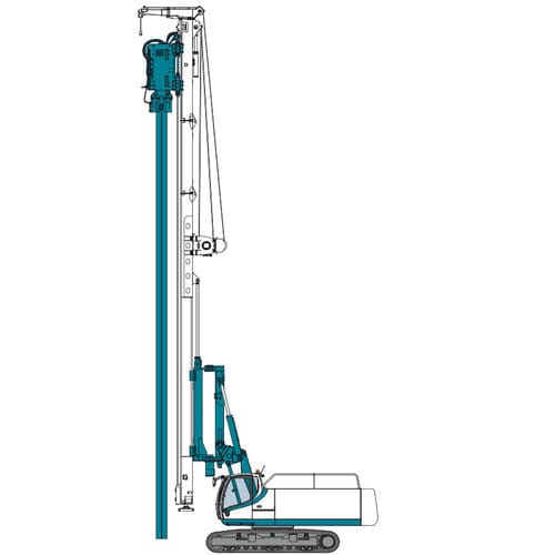 Hydraulischer Rüttler - CASAGRANDE - Foundation Division - vertikal