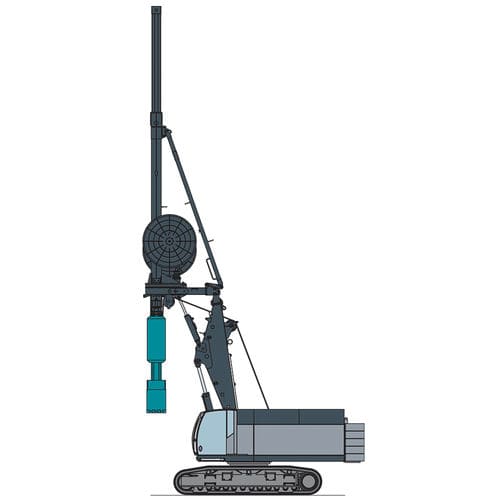 Bohrgerät für Schlitzwände - KRC 2HD - B300 XP-2 - CASAGRANDE - Foundation Division - auf Raupen / drehbar / hydraulisch