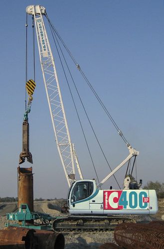 Kran auf Raupen - C400 XP - CASAGRANDE - Foundation Division - Ausleger / für Hubanwendungen