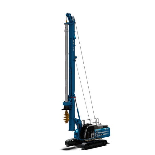 Bohrgerät / Schneckenortbeton-Verfahren SOB - SR-35 Blue Tech Plus - SOILMEC S.P.A. - Pfahl / auf Raupen / drehbar