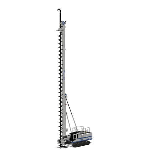 Bohrgerät / Schneckenortbeton-Verfahren SOB - SF-65 - SOILMEC S.P.A. - Pfahl / auf Raupen / drehbar