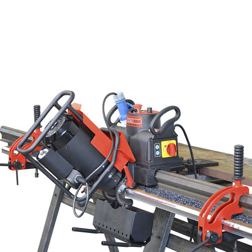 Elektrische Kantenfräsmaschine - ABM-28 - Promotech - tragbar / für Blech / für seitliche Anwendung