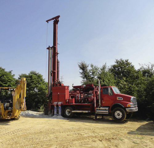 Geothermie-Bohrgerät - T455WS  - SCHRAMM, INC. - LKW-montiert / drehbar / hydraulisch
