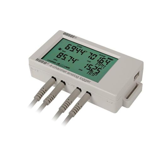 Temperatur-Datenlogger - HOBO UX120-006M - ONSET - Spannung / Strom / CO2