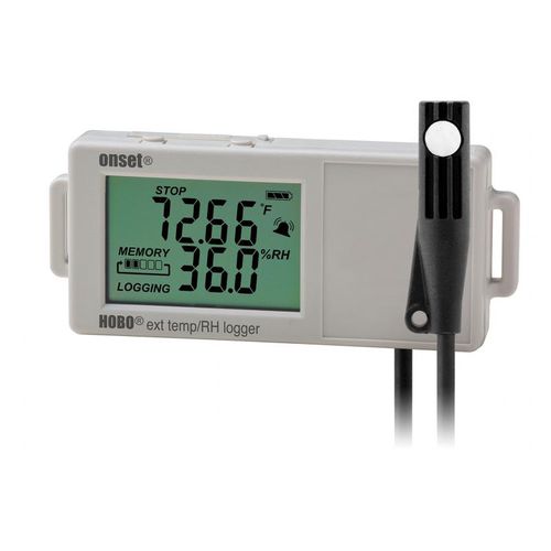 Temperatur-Datenlogger - HOBO UX100-023A - ONSET - Luftfeuchtigkeit / USB / mit LCD-Display