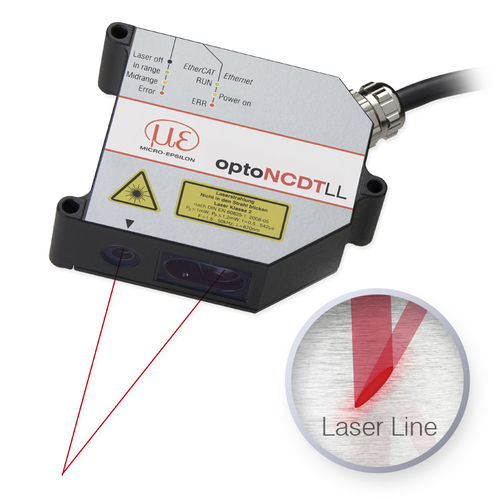 Linearer Wegaufnehmer - optoNCDT 2300LL  - MICRO-EPSILON - kontaktlos / optisch / Laser-Triangulation