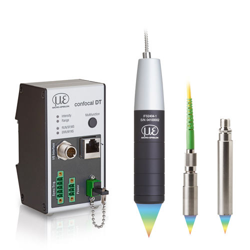 Konfokaler Sensor / mit chromatischer Kodierung - confocalDT IFD2411 - MICRO-EPSILON - zur Dickemessung / zur Abstandsmessung / kontaktlos