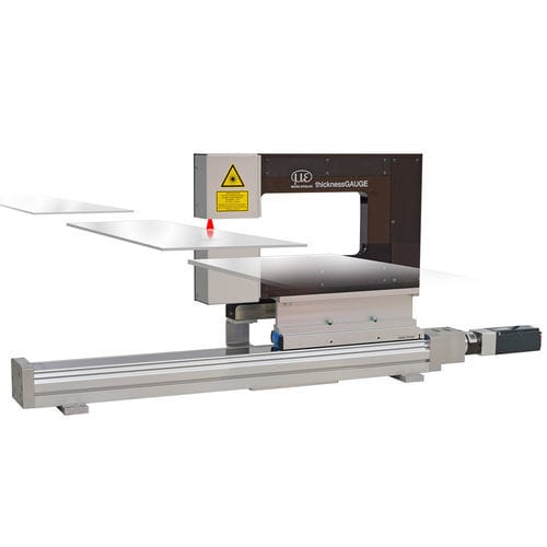 Platte Dickenmessgerät - thicknessGAUGE 3D - MICRO-EPSILON - Band / für Förderband / Schicht