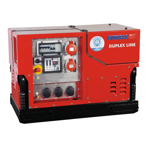 Benzinbetriebenes Stromaggregat - ESE 1408 DBG ES DUPLEX - ENDRESS Elektrogerätebau GmbH - einphasig / stationär / Kammereinspritzung