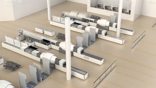 Kontrollsystem für Flughafen - Pax Compact - VANDERLANDE - Prozess / für Förderanlagen / für Gepäck