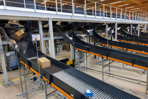 Bandförderer - .M - VANDERLANDE - Rollen / schräg / Transport