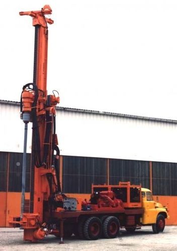 Multifunktions-Bohrgerät - S1500CM - Stenuick International - LKW-montiert / drehbar / hydraulisch