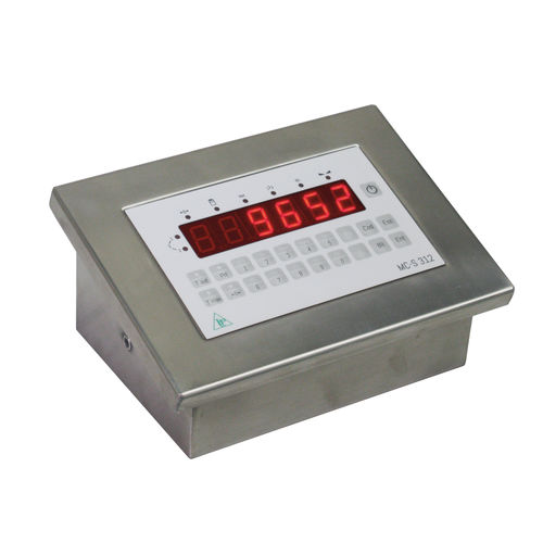 LED-Display-Wägeindikator/Transmitter - MCS 312 - Pavone sistemi - einbaufähig / IP67 / wasserdicht