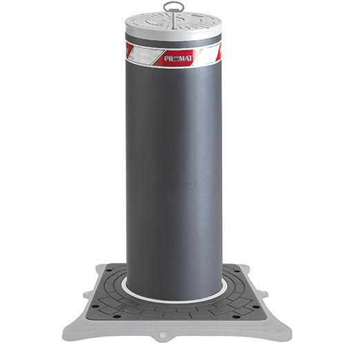 Halbautomatischer versenkbarer Poller - 275/P 800SA - PILOMAT - pneumatisch / Edelstahl / für Fußgängerzone