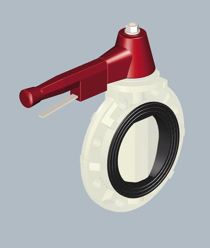Absperrklappe - DN 50 - 150 | 3700 - SAFI - Hebel / Kunststoff