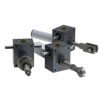 Kugelgewindespindel-Spindelhubgetriebe - MH  - NEFF-Gewindetriebe - mit Schnecke / kubisch / Metall