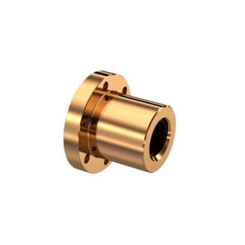 Flanschmutter - TGM-EFM series - NEFF-Gewindetriebe - zylindrisch / Messing / Bronze
