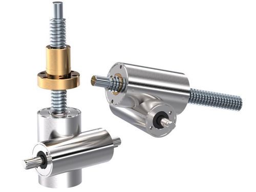 Spindelhubgetriebe / rotierende Spindel - TUBIX - NEFF-Gewindetriebe - axial verfahrende Spindel / Edelstahl / kompakt
