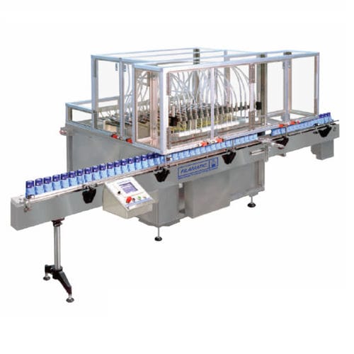 Automatische Füllmaschine -  H-CE Series - Filamatic - für Flaschen / für Töpfe / Dosen