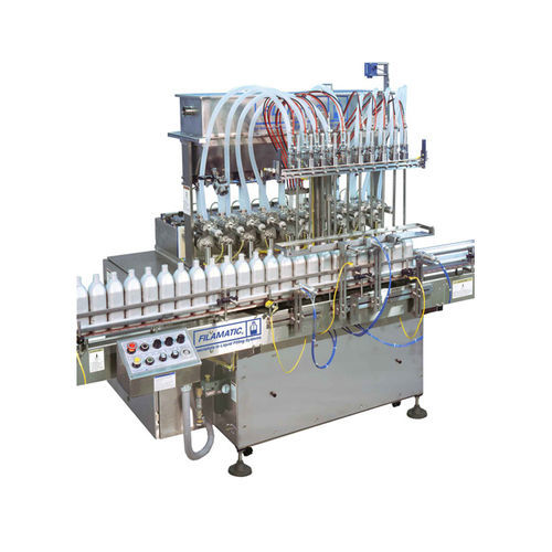Automatische Füllmaschine - H-Series - Filamatic - für Flaschen / für Flüssigkeiten / Inline