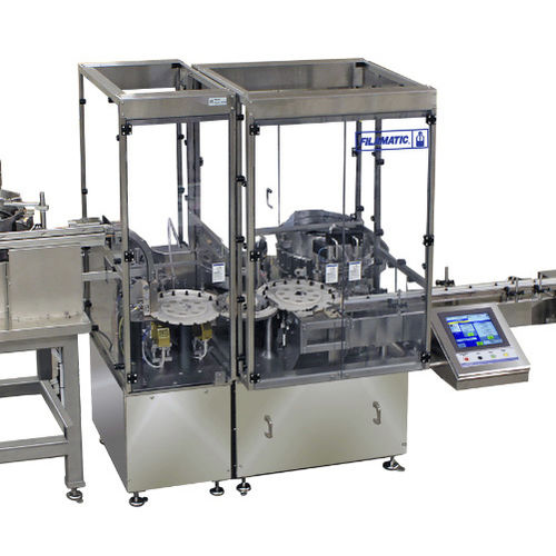 Abfüll- und Schraubverschlussanlage / Monoblock - MNB-Net - Filamatic - per Gewicht / automatisch