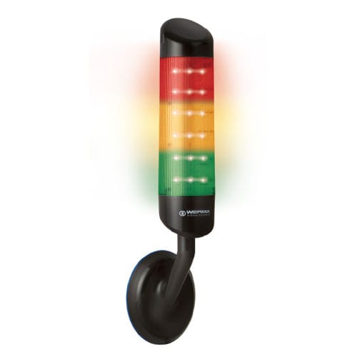 LED-Signalsäule - CleanSIGN - 695.310.55 - WERMA - Blink / 3-Farben / IP67