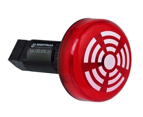 IP65-Alarmsummer - 150.100.55 - WERMA - LED -Alarmleuchte