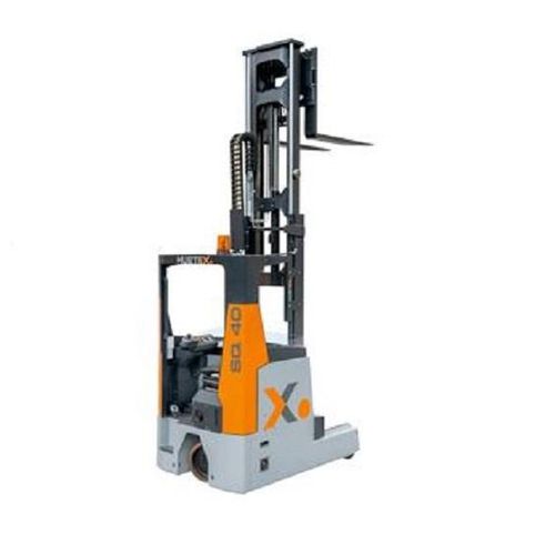 Elektrischer Schubmaststapler - SQ 50 - HUBTEX - mit Quersitz / für Materialumschlag / für Spulen