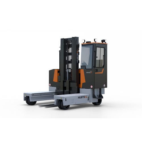Multidirektionaler Seitenstapler - MaxX series - HUBTEX - elektrisch / Sitz / für Materialumschlag