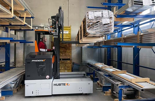 Elektrischer Seitenstapler - 2820 - HUBTEX - Sitz / Transport / Lager