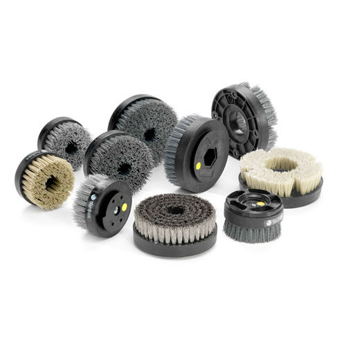 Kreisförmige Bürste - ABRASIVOS KUMEX - zur Endbearbeitung / abrasiv / Nylon