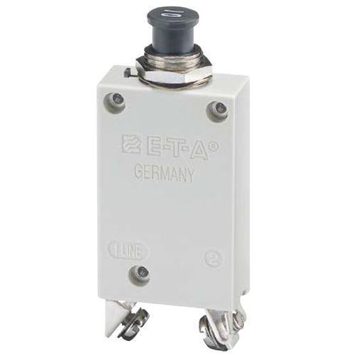 Thermoschutzschalter - 412 series - E-T-A - mit manueller Rücksetzung / einpolig