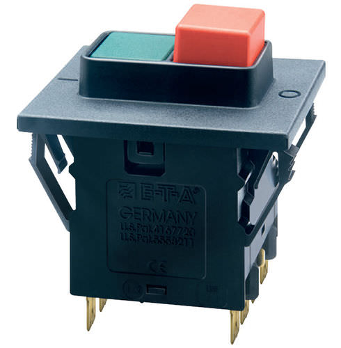 Thermoschutzschalter - 3140 series - E-T-A - 3-polig / modular / des Typs Drucktaster