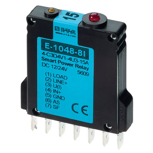 Statisches Relais / für Leiterplatten - E-1048-8I - E-T-A - Leistung
